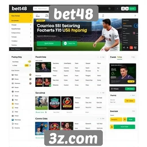 Análise da interface do site bet48 para usuários